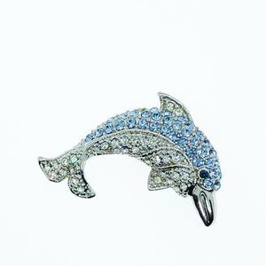 Ladies Brooch Dolphin Pin